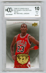 2009-10 Upper Deck Michael Jordan Legacy Collection Gold #21 Michael Jordan BCCG 10 | Eastridge Sports Cards