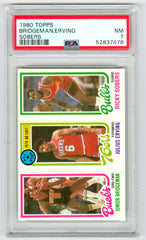 1980-81 Topps Junior Bridgeman/ Julius Erving AS/Ricky Sobers PSA 7 | Eastridge Sports Cards