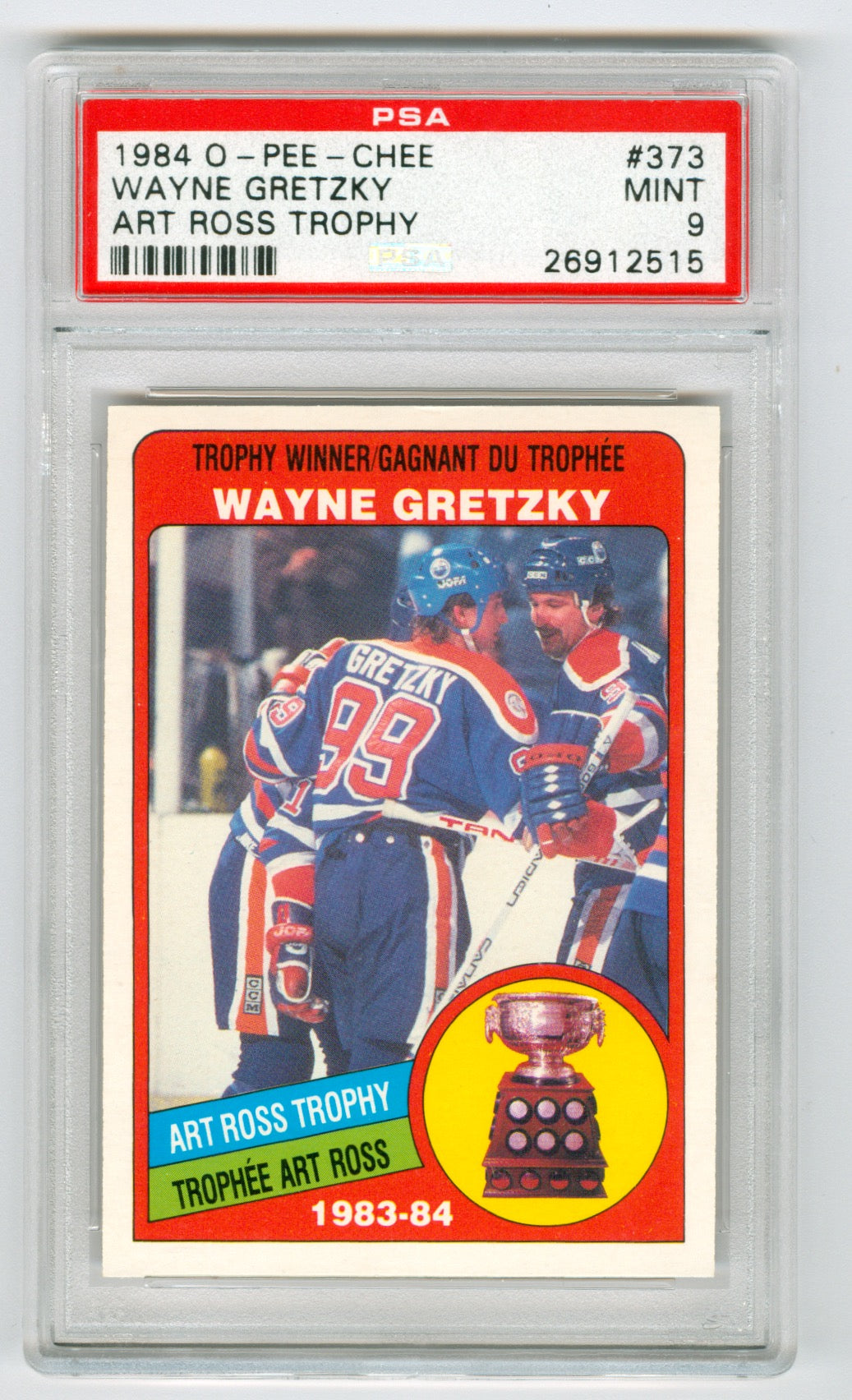 1984-85 O-Pee-Chee #373 Wayne Gretzky PSA 9 | Eastridge Sports Cards