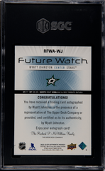 2022-23 SP Authentic '12-13 Retro Future Watch Autographs #RFWAWJ Wyatt Johnston #079/699 SGC 9.5 (Auto 10) (Rookie) | Eastridge Sports Cards