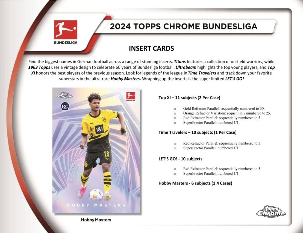 2023-24 Topps Chrome Bundesliga Hobby Pack | Eastridge Sports Cards