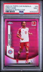 2023-24 Topps Chrome Bundesliga Magenta Refractors #84 Leroy Sane #065/399 PSA 9 | Eastridge Sports Cards