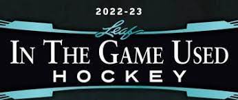 2022-23 Leaf In the Game Used Hockey Hobby Box | Eastridge Sports Cards