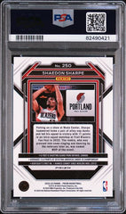 2022-23 Panini Prizm Silver Prizm #250 Shaedon Sharpe PSA 9 (Rookie) | Eastridge Sports Cards