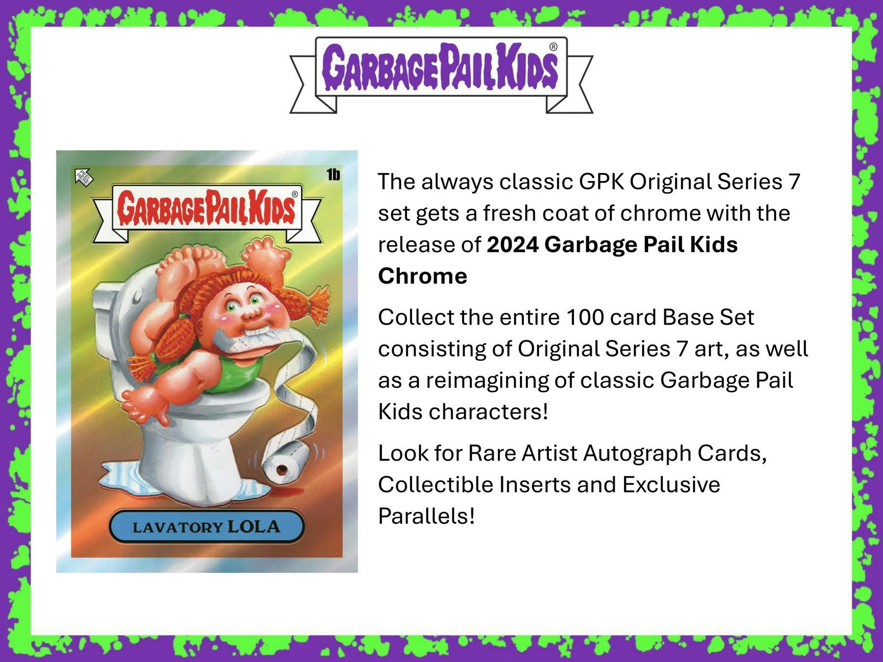 2024 Topps Chrome Garbage Pail Kids Hobby Pack (Series 7) | Eastridge Sports Cards