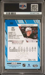 2023-24 O-Pee-Chee Platinum Blue Fragments #202 Logan Cooley #004/125 PSA 9 (Rookie) | Eastridge Sports Cards