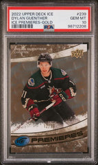 2022-23 Upper Deck Ice Gold #239 Dylan Guenther #12/99 PSA 10 (Rookie) | Eastridge Sports Cards