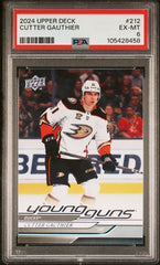 2024-25 Upper Deck #212 Cutter Gauthier PSA 6 (Rookie) | Eastridge Sports Cards