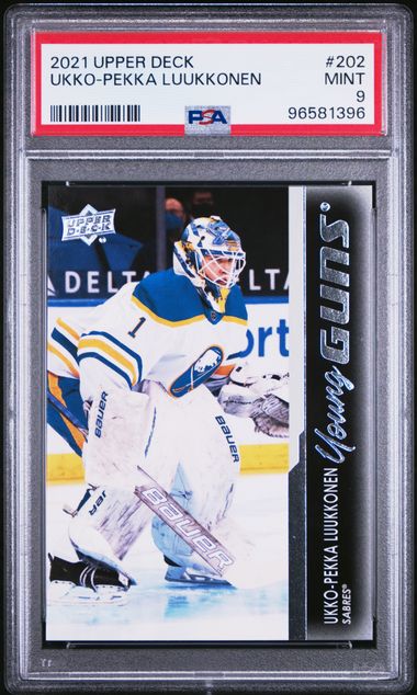 2021-22 Upper Deck #202 Ukko-Pekka Luukkonen PSA 9 (Rookie) | Eastridge Sports Cards