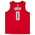 Jalen Green Houston Rockets Autographed Red Nike 2021-22 Icon Edition Swingman Jersey (Fanatics Authentic) | Eastridge Sports Cards