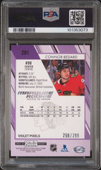 2023-24 O-Pee-Chee Platinum Violet Pixels #201 Connor Bedard #259/299 PSA 10 (Rookie) | Eastridge Sports Cards