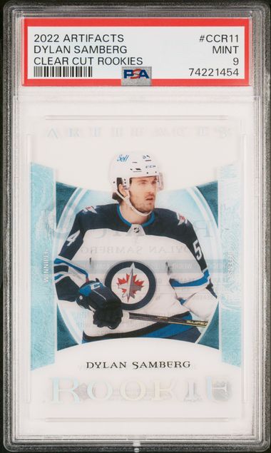 2022-23 Artifacts Clear Cut Rookies #CCR11 Dylan Samberg PSA 9 (Rookie) | Eastridge Sports Cards