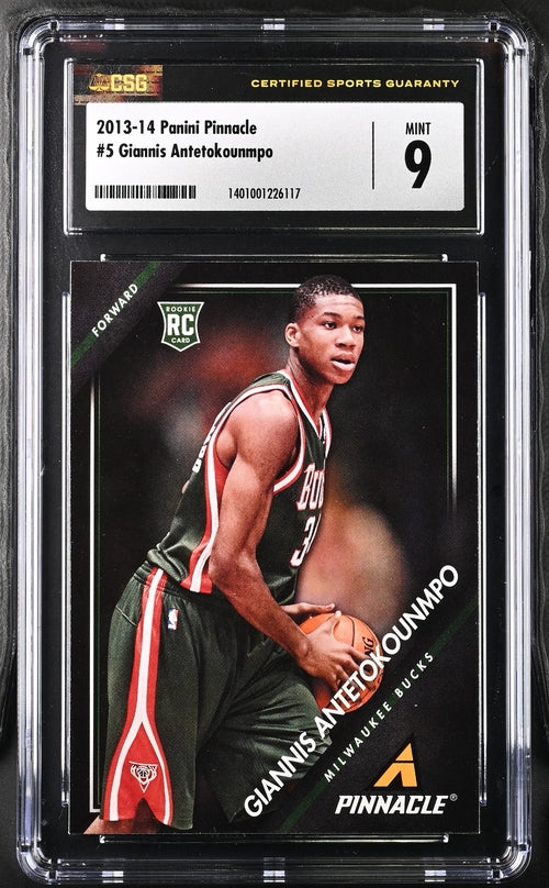 2013-14 Pinnacle #5 Giannis Antetokounmpo CSG 9 (Rookie) | Eastridge Sports Cards