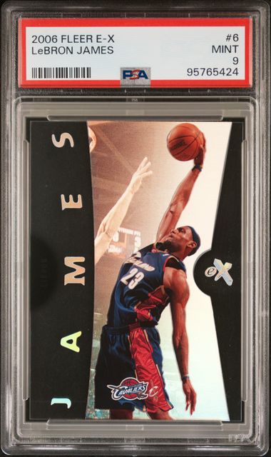 2006-07 E-X #6 LeBron James PSA 9 | Eastridge Sports Cards