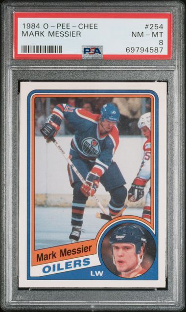 1984-85 O-Pee-Chee #254 Mark Messier PSA 8 | Eastridge Sports Cards