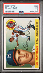 1955 Topps #155 Ed Mathews PSA 5 | Eastridge Sports Cards