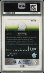 2023-24 Synergy Cranked Up Green #CRKN Matthew Knies #40/49 PSA 10 (Rookie) | Eastridge Sports Cards