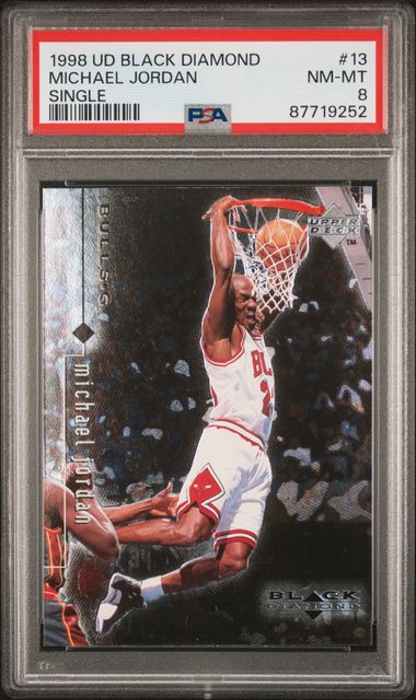 1998-99 Black Diamond #13 Michael Jordan PSA 8 | Eastridge Sports Cards