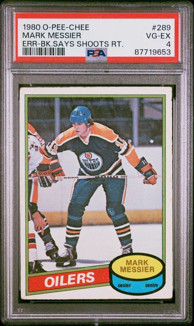 1980-81 O-Pee-Chee #289 Mark Messier PSA 4 (Rookie) | Eastridge Sports Cards