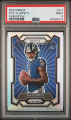 2023 Panini Prizm Rookie Variation #317 Zay Flowers PSA 9 (Rookie) | Eastridge Sports Cards