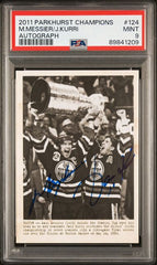 2011-12 Parkhurst Champions Autographs #124 Mark Messier/Jari Kurri PSA 9 | Eastridge Sports Cards