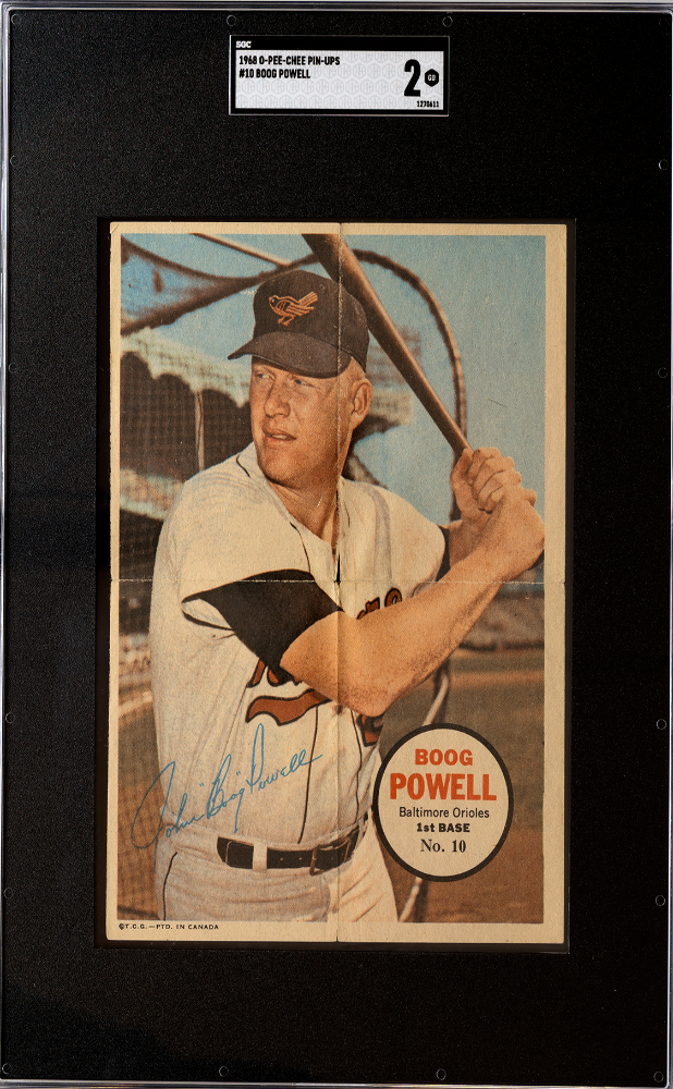 1968 O-Pee-Chee Pin-Ups #10 Boog Powell SGC 2 | Eastridge Sports Cards