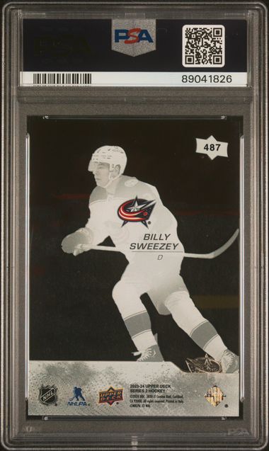 2023-24 Upper Deck Clear Cut Parallel #487 Billy Sweezey PSA 10 (Rookie) | Eastridge Sports Cards