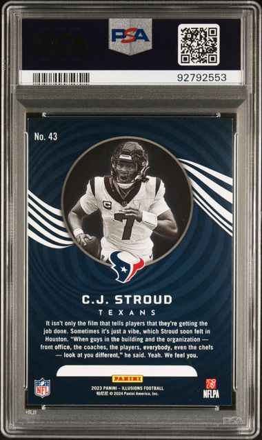 2023 Panini Illusions Retail #43 CJ Stroud PSA 9 (Rookie) | Eastridge Sports Cards