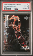 1998-99 Black Diamond #11 Michael Jordan PSA 8 | Eastridge Sports Cards