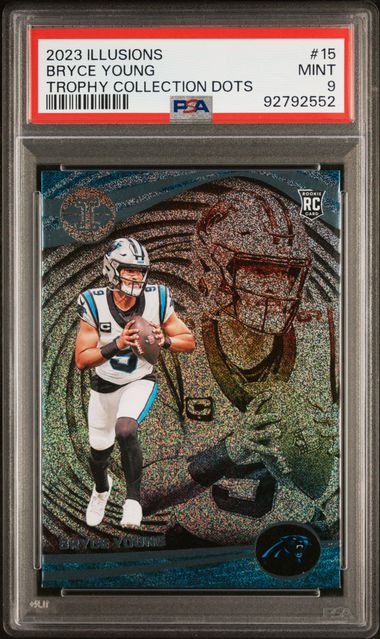 2023 Panini Illusions Trophy Collection Dots #15 Bryce Young PSA 9 (Rookie) | Eastridge Sports Cards