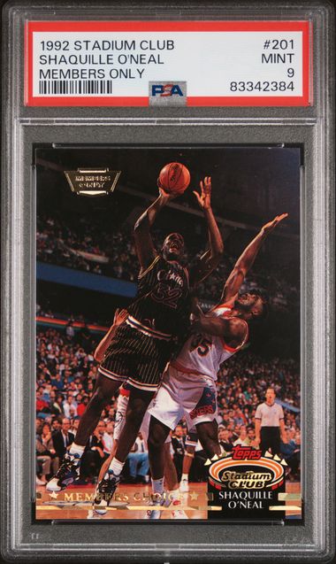 1992-93 Stadium Club Members Only #201 Shaquille O'Neal PSA 9 (Rookie) | Eastridge Sports Cards