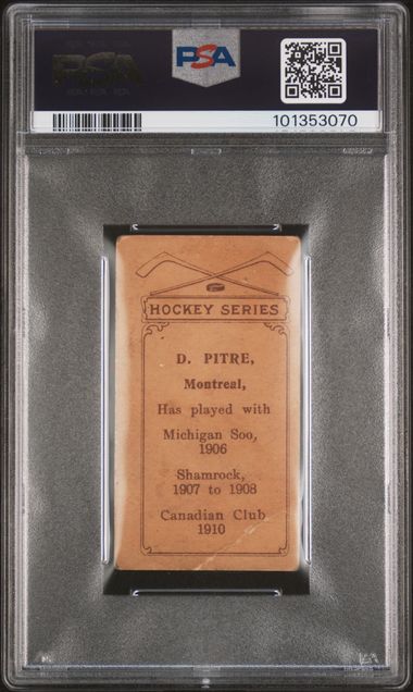 1910-11 C56 #23 Didier Pitre PSA 2 (Rookie) | Eastridge Sports Cards