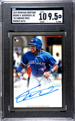 2019 Bowman Heritage Chrome Rookie Autographs #53RAVGJ Vladimir Guerrero Jr. SGC 9.5 (Auto 10) (Rookie) | Eastridge Sports Cards