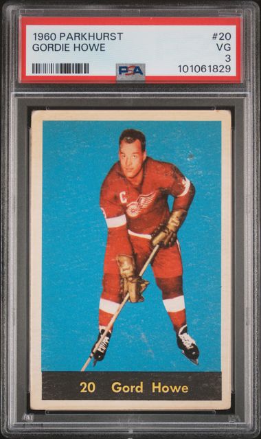 1960-61 Parkhurst #20 Gordie Howe PSA 3 | Eastridge Sports Cards