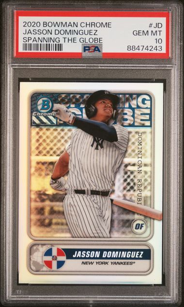 2020 Bowman Chrome Spanning the Globe #STGJD Jasson Dominguez PSA 10 | Eastridge Sports Cards