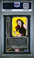 2022 SkyBox Marvel Metal Universe Spider-Man Precious Metal Gems Red #149 Mary Jane Watson #066/100 PSA 7 | Eastridge Sports Cards