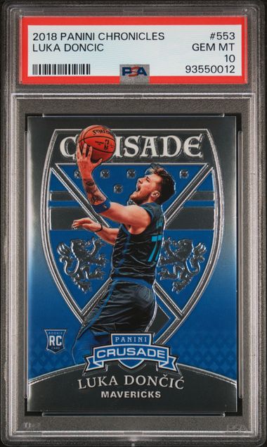 2018-19 Chronicles Crusade #553 Luka Doncic PSA 10 (Rookie) | Eastridge Sports Cards