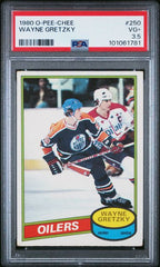 1980-81 O-Pee-Chee #250 Wayne Gretzky PSA 3.5 | Eastridge Sports Cards