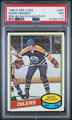 1980-81 O-Pee-Chee #289 Mark Messier PSA 7 (Rookie) | Eastridge Sports Cards