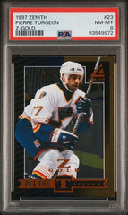 1997-98 Zenith Z-Gold #23 Pierre Turgeon #082/100 PSA 8 | Eastridge Sports Cards