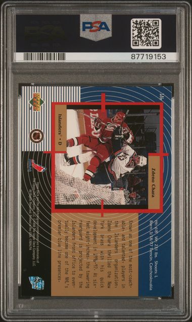 1997-98 SP Authentic #186 Zdeno Chara PSA 8 (Rookie) | Eastridge Sports Cards