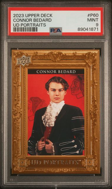 2023-24 Upper Deck UD Portraits #P60 Connor Bedard PSA 9 (Rookie) | Eastridge Sports Cards