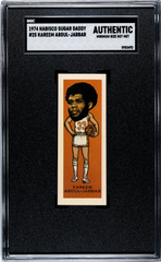 1974 Nabisco Sugar Daddy #25 Kareem Abdul-Jabbar SGC Authentic | Eastridge Sports Cards