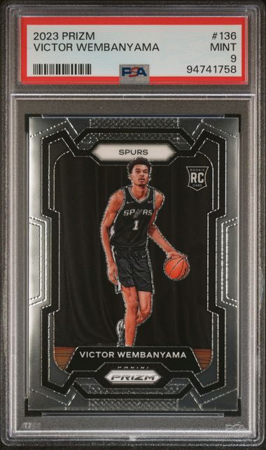 2023-24 Panini Prizm #136 Victor Wembanyama PSA 9 (Rookie) | Eastridge Sports Cards