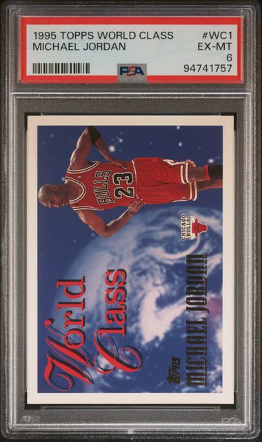 1995-96 Topps World Class #WC1 Michael Jordan PSA 6 | Eastridge Sports Cards