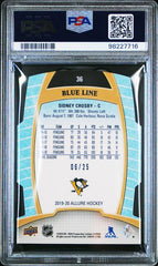 2019-20 Upper Deck Allure Blue Line #36 Sidney Crosby #06/25 PSA 9 | Eastridge Sports Cards