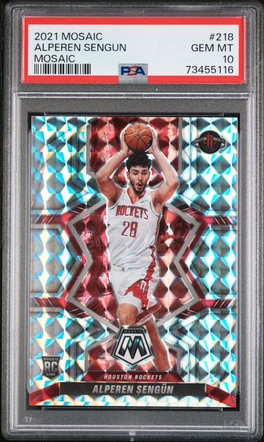 2021-22 Mosaic Mosaic Prizm #218 Alperen Sengun PSA 10 (Rookie) | Eastridge Sports Cards