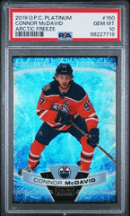 2019-20 O-Pee-Chee Platinum Arctic Freeze #150 Connor McDavid #98/99 PSA 10 | Eastridge Sports Cards