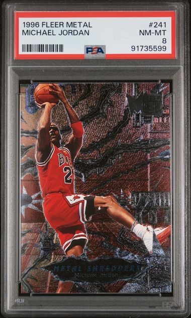 1996-97 Fleer Metal #241 Michael Jordan PSA 8 | Eastridge Sports Cards