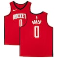 Jalen Green Houston Rockets Autographed Red Nike 2021-22 Icon Edition Swingman Jersey (Fanatics Authentic) | Eastridge Sports Cards